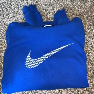 Blue Nike hoodie